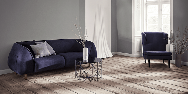 salon style minimaliste plancher bois massif meubles design