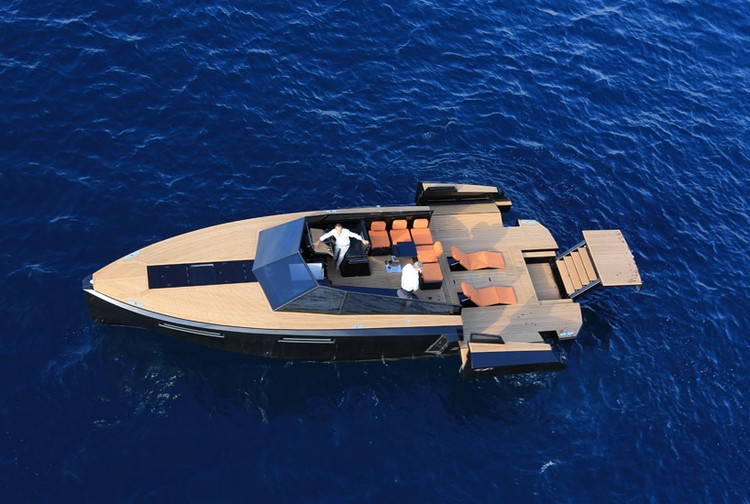 yacht de luxe extensible bois élégance