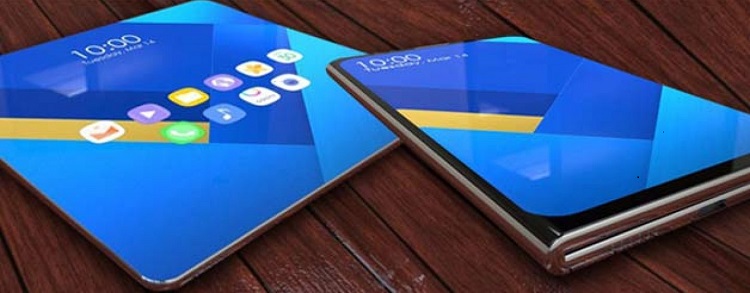 Samsung Galaxy X pliable design moderne multifonctionnel mi-tablette mi-ordinateur smartphone futuriste écran flexible OLED