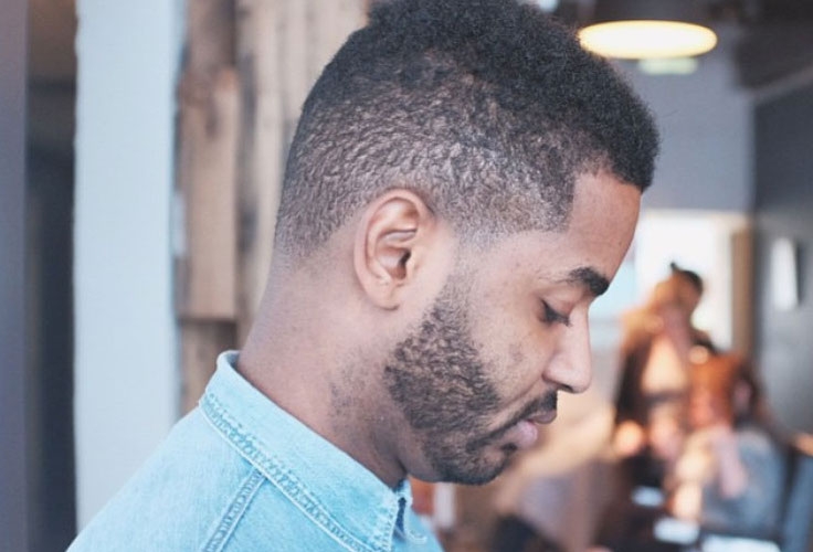 Coiffure homme noir dégradé - osez le dégradé homme noir tendance