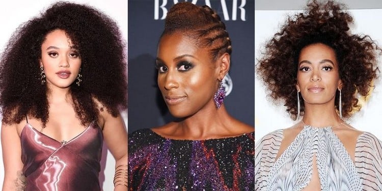 coiffure pour cheveux bouclés propositions originales rapides tendances capillaires femme 2018 chevelure afro