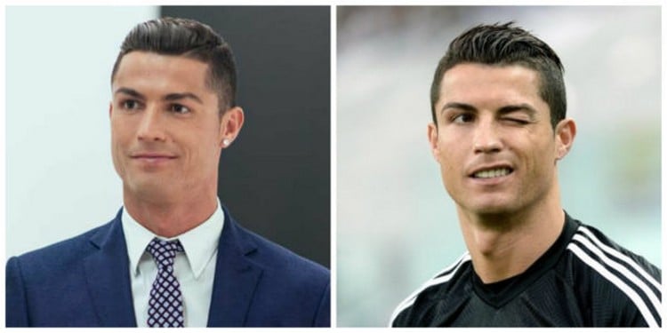 coupe de cheveux homme tendance branché style capillaire Christiano Ronaldo minois glabre