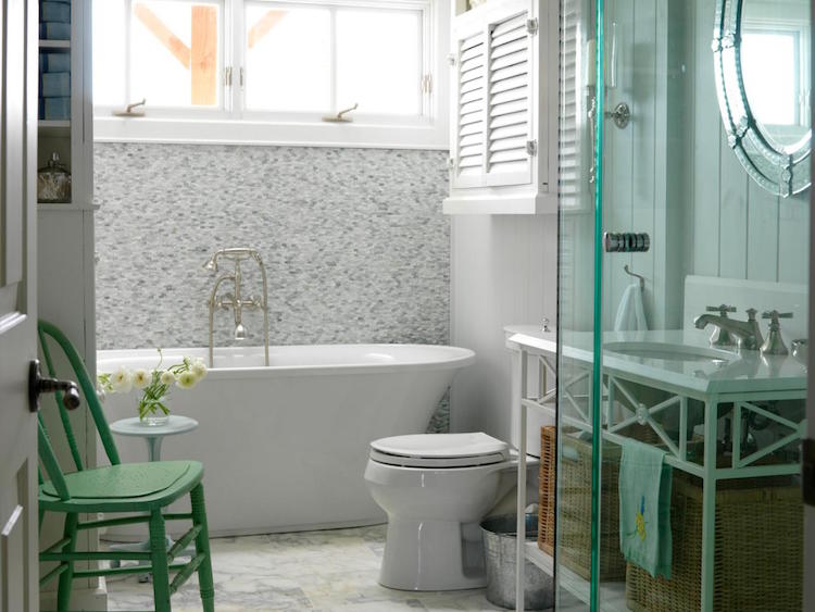 design salle de bain et décoration de style cottage
