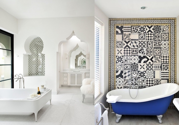 design salle de bain et décoration de style hammam