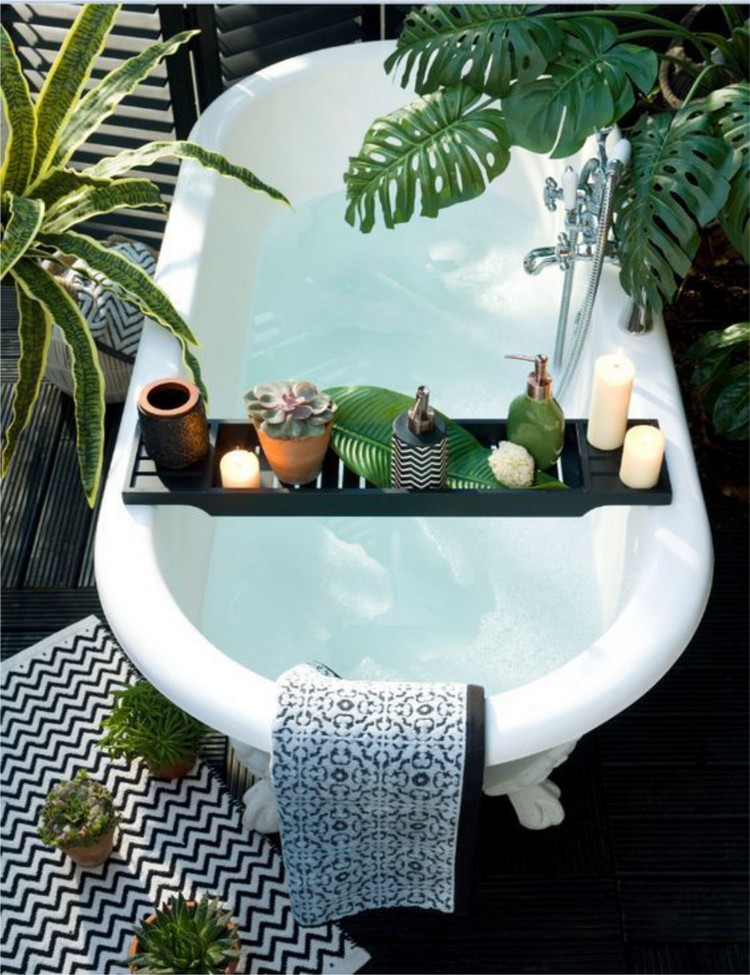 décoration cosy salle bains ambiance zen effet nature espace intérieur