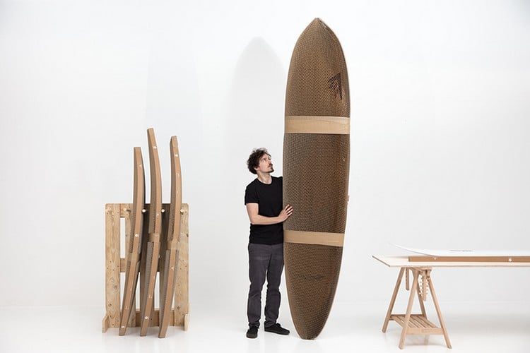 emballage recyclable réutilisable durable Flexi-hex protection entretien planche surf snowboard
