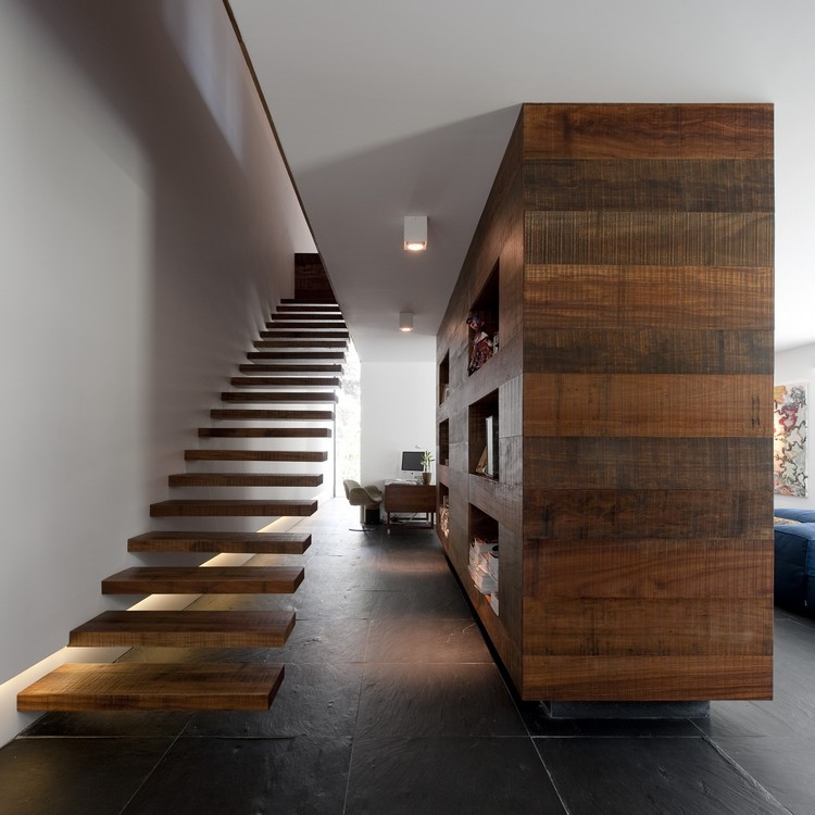 escaliers intérieurs bois déco fascinante