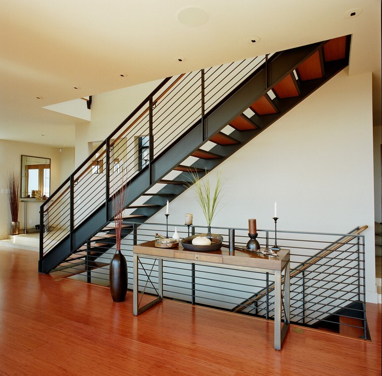 escaliers intérieurs métal idées cool