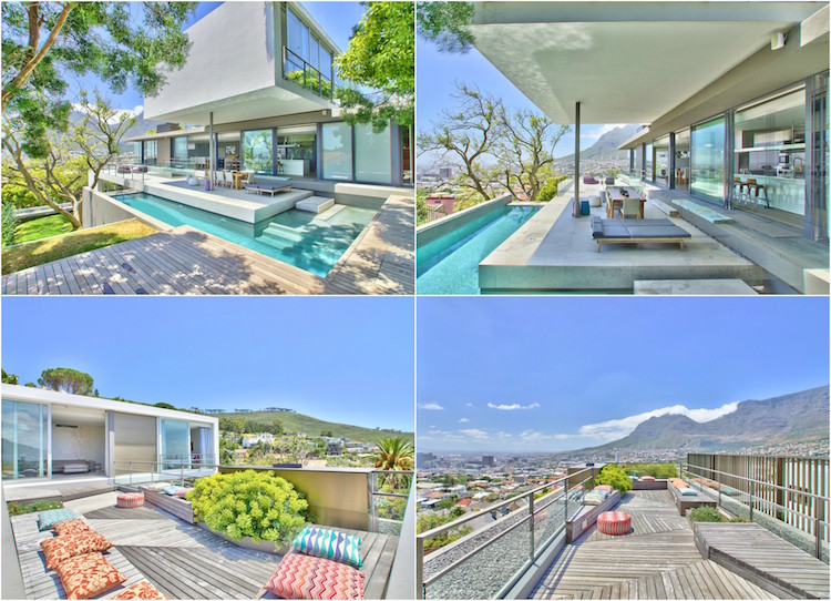 maison avec toit terrasse villa Saebin studio Greg Wright Architects Cape Town