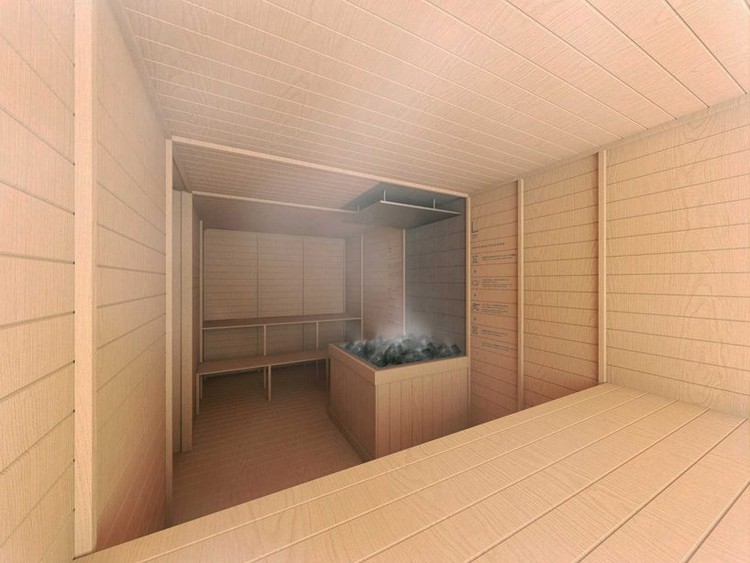 micro logement sauna fascinant