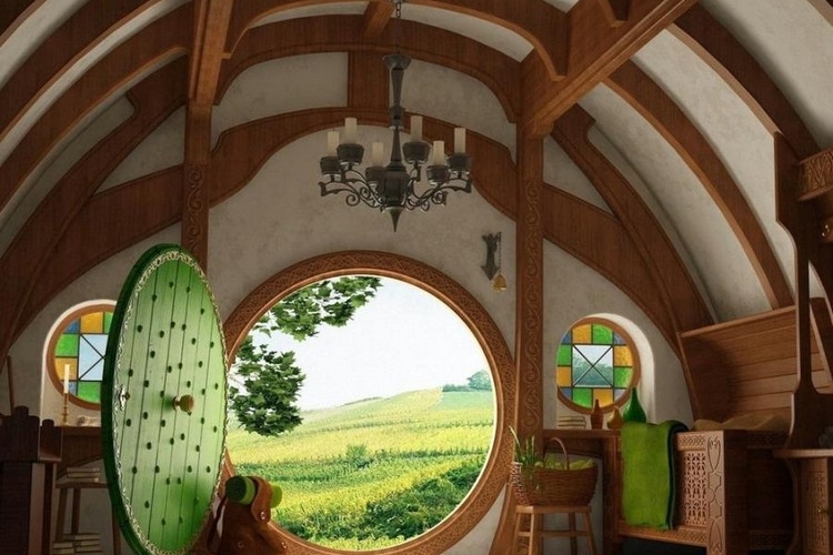 porte d'entrée sur mesure originale sortie conte fée design bois hors commun