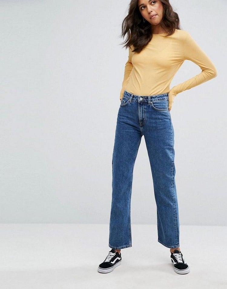 tendances de mode 2018 jeans bleus femme