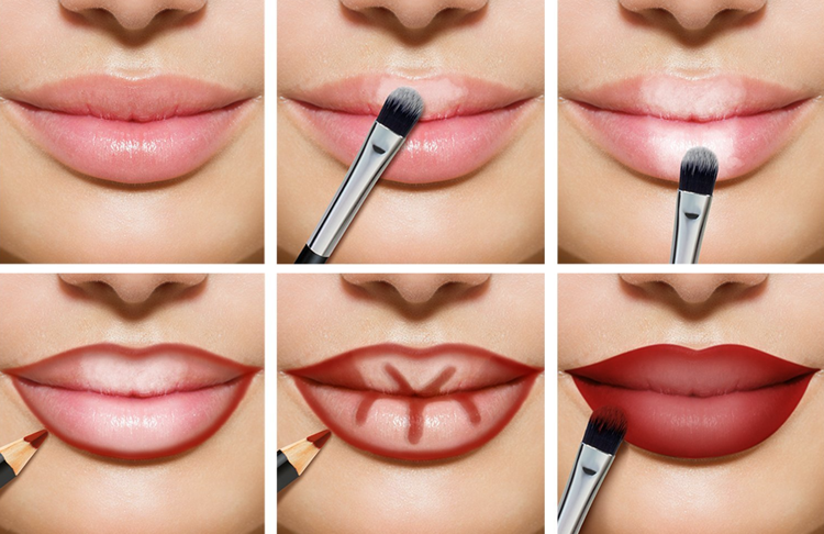 maquillage des lèvres tutoriel fascinant
