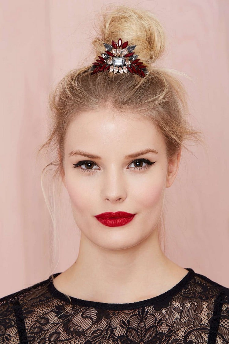 bun cuff spectaculaire look glamour