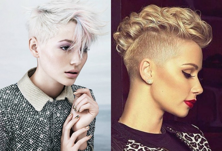 coupe mohawk femme coiffures audacieuses