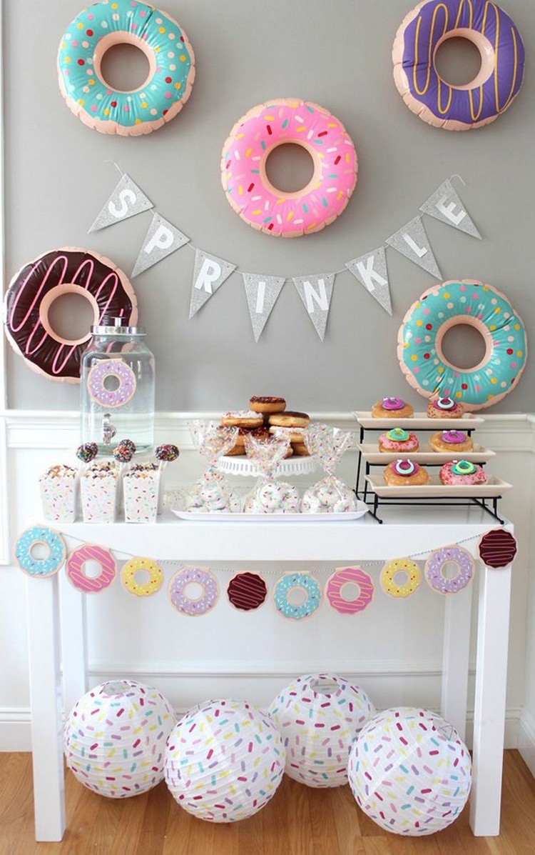déco baby shower spinkles