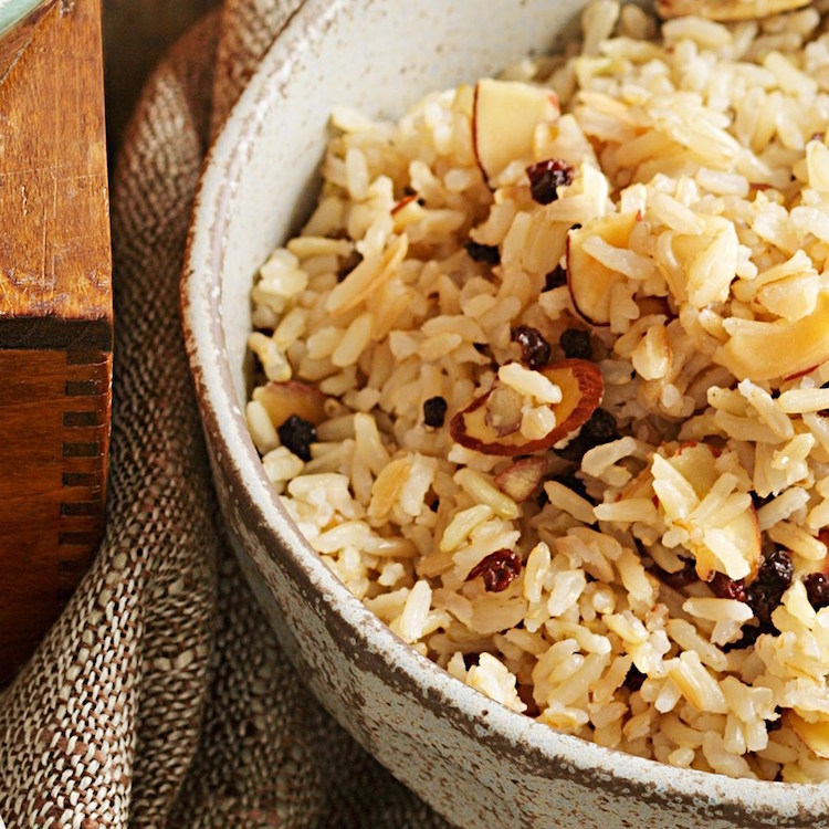 les aliments belle peau - pilaf au riz complet fibres