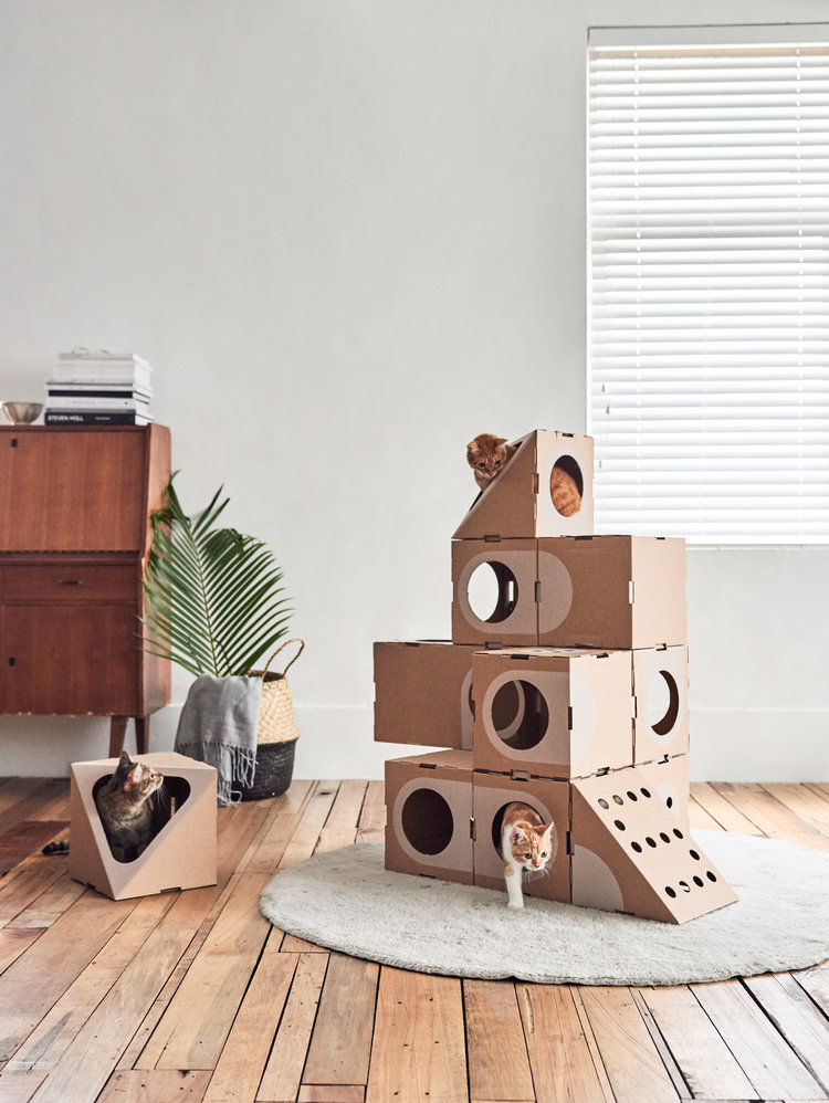 meubles pour chats Room Collection modules carton modulaires