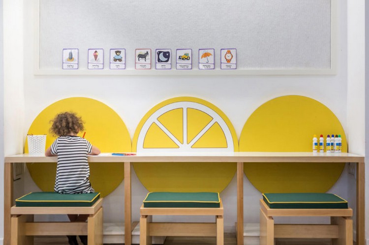 mobilier sur mesure pour enfants idées inspirations design novateur école maternelle Tel-Avive