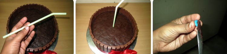 recette gravity cake comment faire gâteau suspendu bonbons chocolat