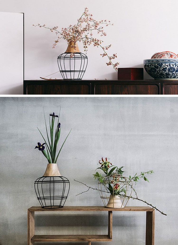 vase en bois design KIMU idées décoration intérieure 2018