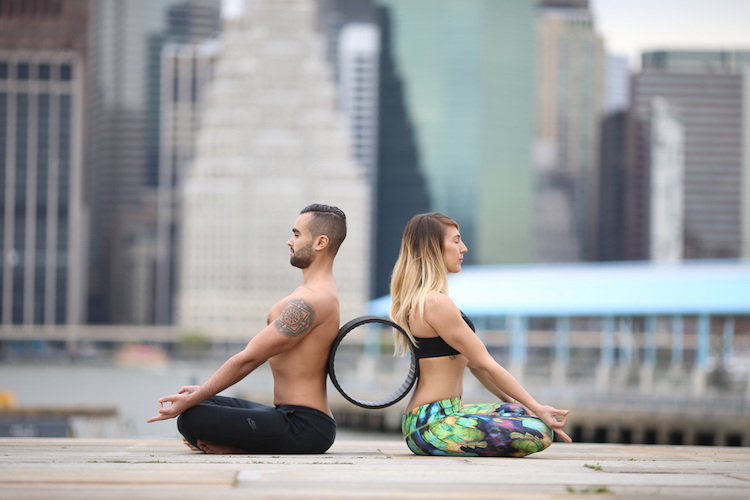 yoga wheel meditation