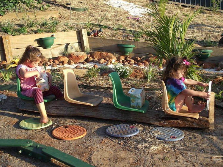 aire de jeux pour jardin DIY enfants idées insolites images