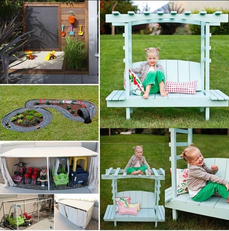 aire de jeux pour jardin astuces comment aménager espace extérieur zone amusement enfants