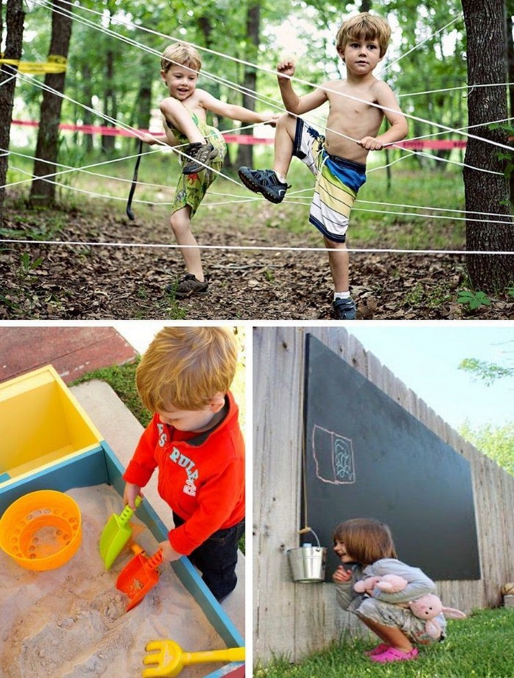 aire de jeux pour jardin conseils comment transformer arrière cour maison zone amusement enfants