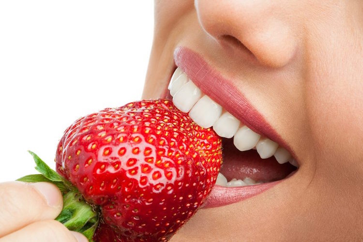 bienfaits des fraises beauté dents plus blanches