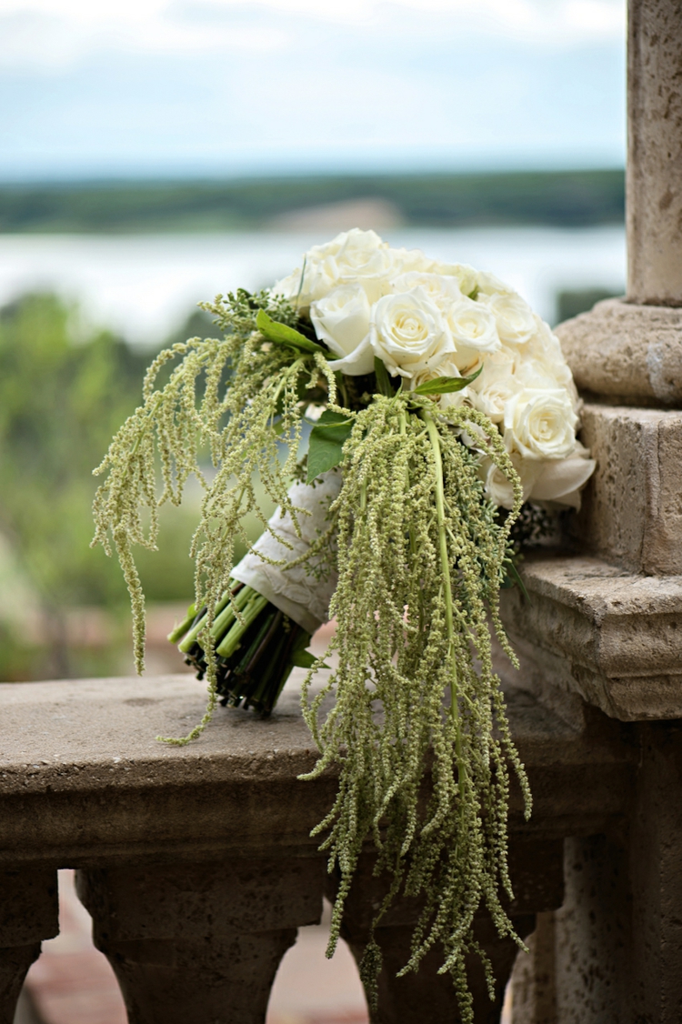 bouquet de mariée en cascade proposition simple