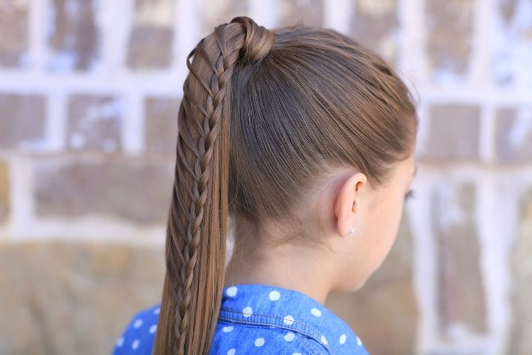 coiffure petite fille tresse idée originale pour école
