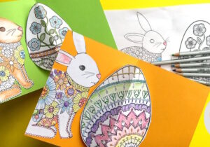 coloriage Pâques à imprimer et idées pour faire des cartes