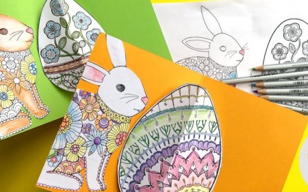 coloriage Pâques à imprimer et idées pour faire des cartes