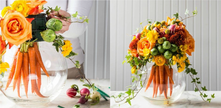 Décoration De Printemps Légumes Sans Carving 40 Idées Et