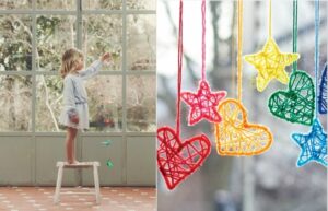 décoration de fenêtre printemps- attrape-soleil fait maison et autres projets DIY