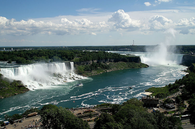 documents voyage au Canada et lieux- les chutes du Niagara