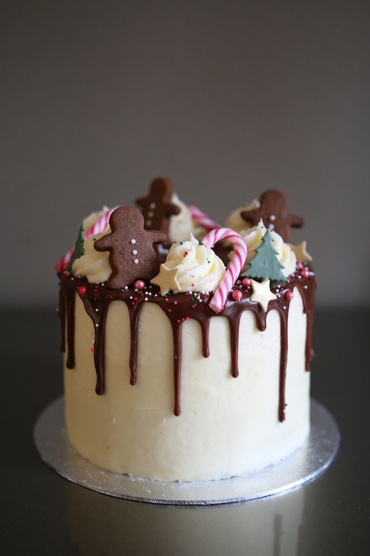 drip cake festif idée originale gâteau fêtes 2018