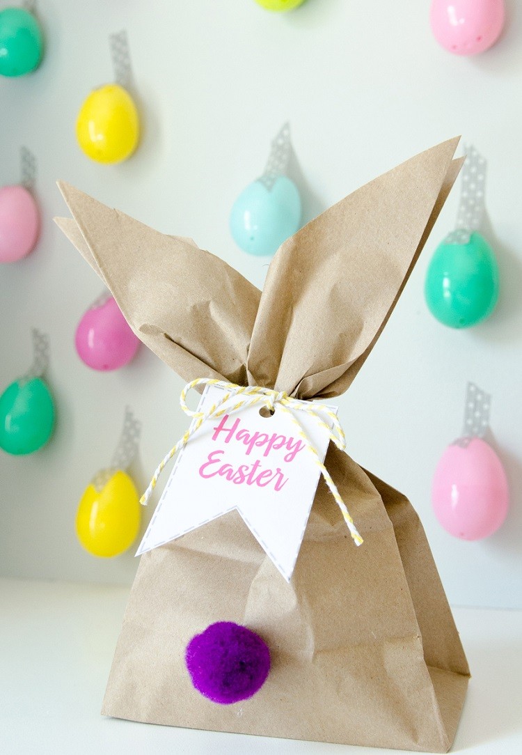 emballage œuf de Pâques idée créative lapin