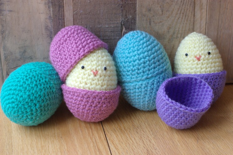 emballage œuf de Pâques sympa tricot