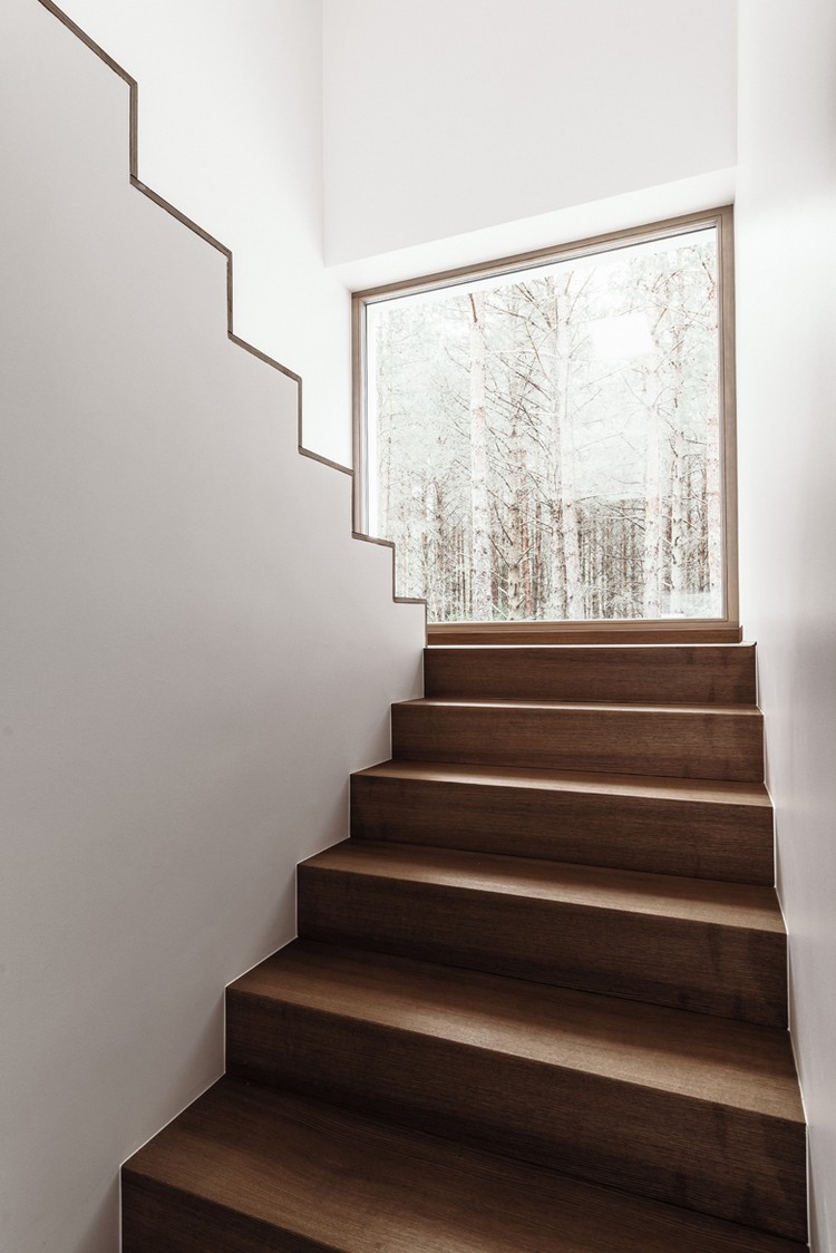 escalier minimaliste intérieur bois fascinant