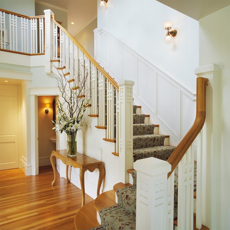 escalier quart tournant design intérieur moderne