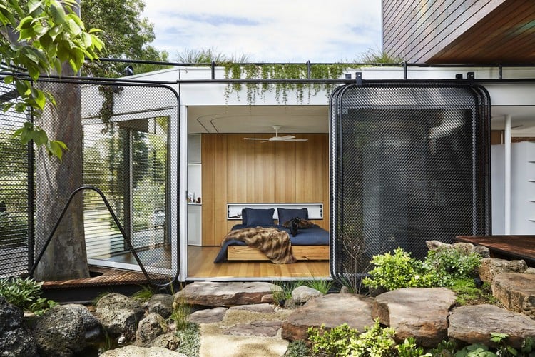 extension de maison contemporaine projet architecture moderne design bois verre métal