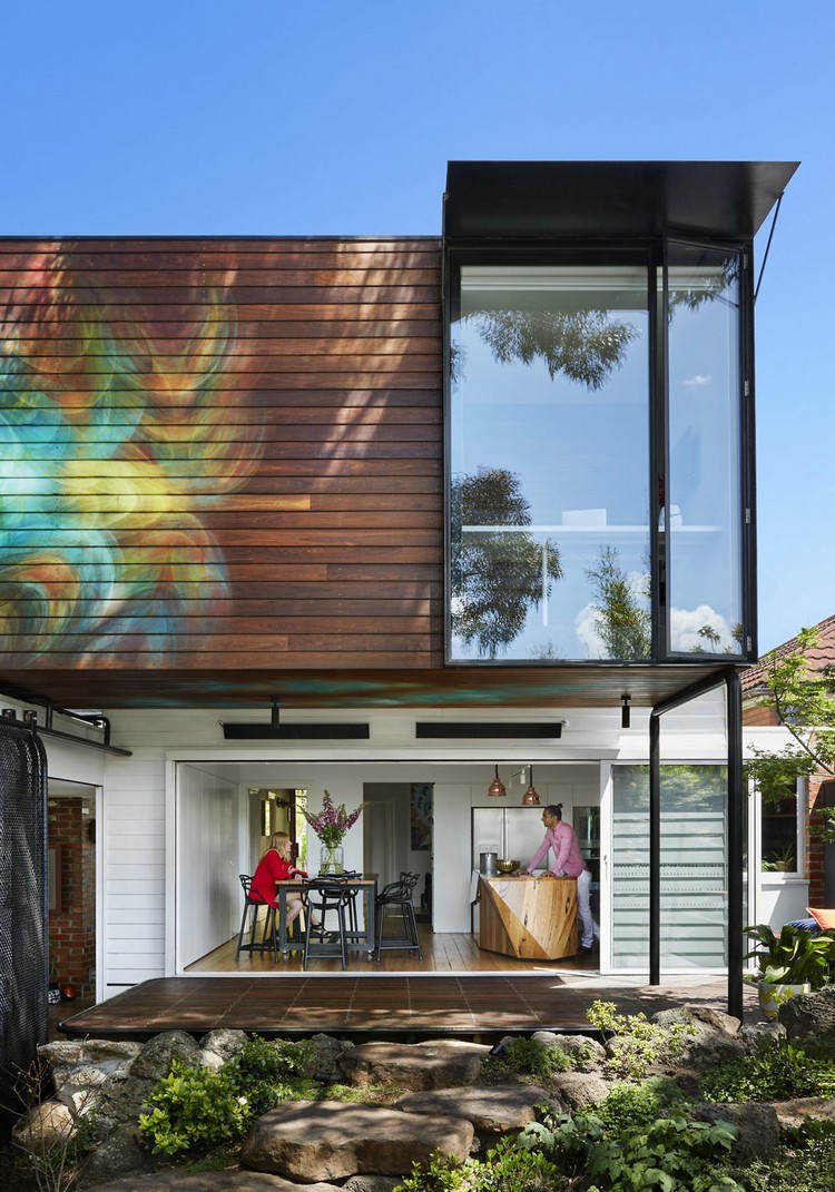 extension de maison design idée originale comment agrandir maison architecte Australie