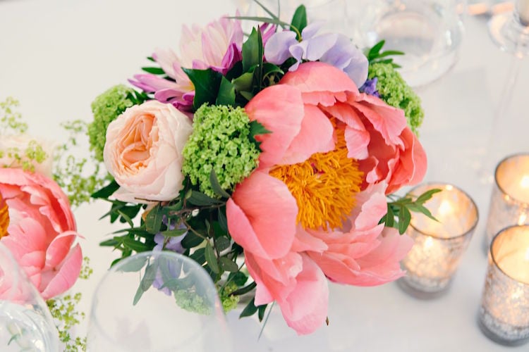 fleurs de mariage tendances mix couleurs
