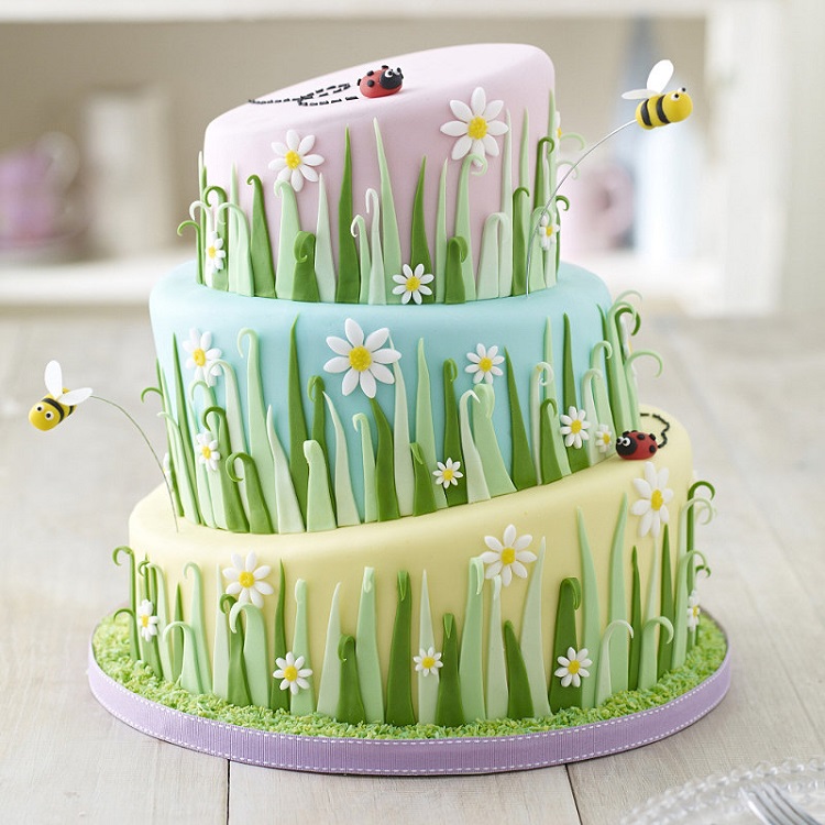 gâteau printemps décoration incroyable