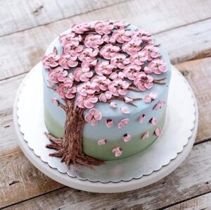 gâteau printemps décoration superbe