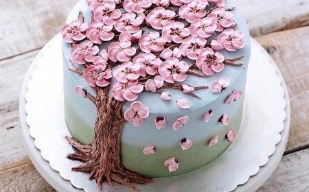 gâteau printemps décoration superbe