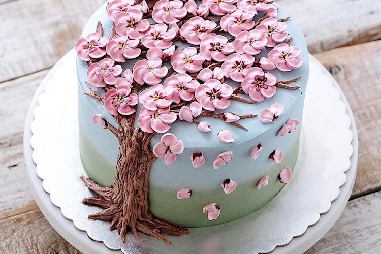 gâteau printemps décoration superbe
