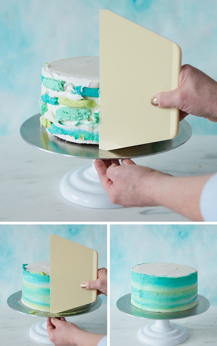 gâteau printemps décoration à effet ombré instructions